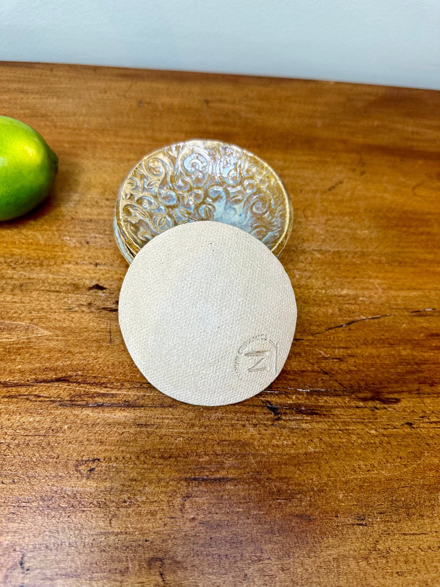 Trinket Dish - Leaves & Vines in Sage