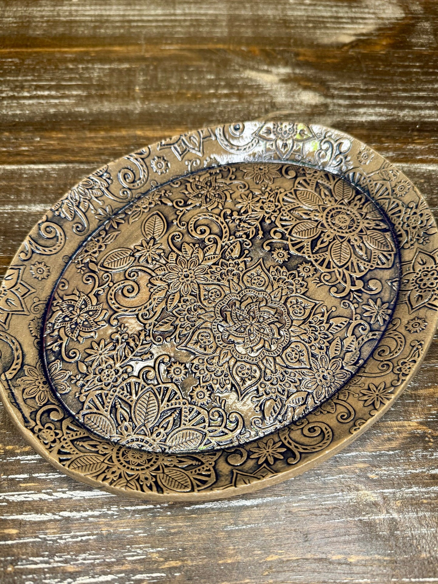 Platter w/ Floral Design