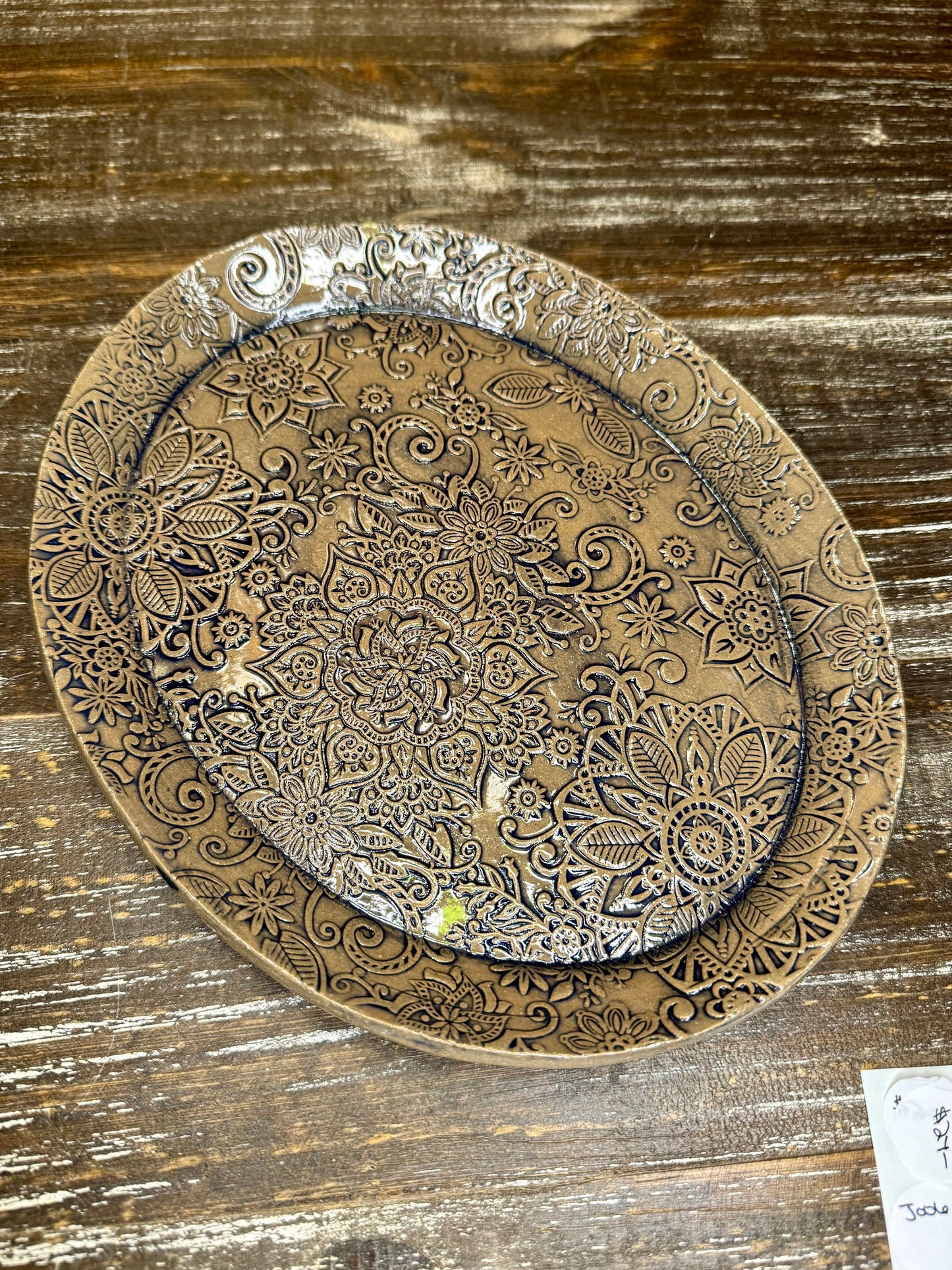 Platter w/ Floral Design