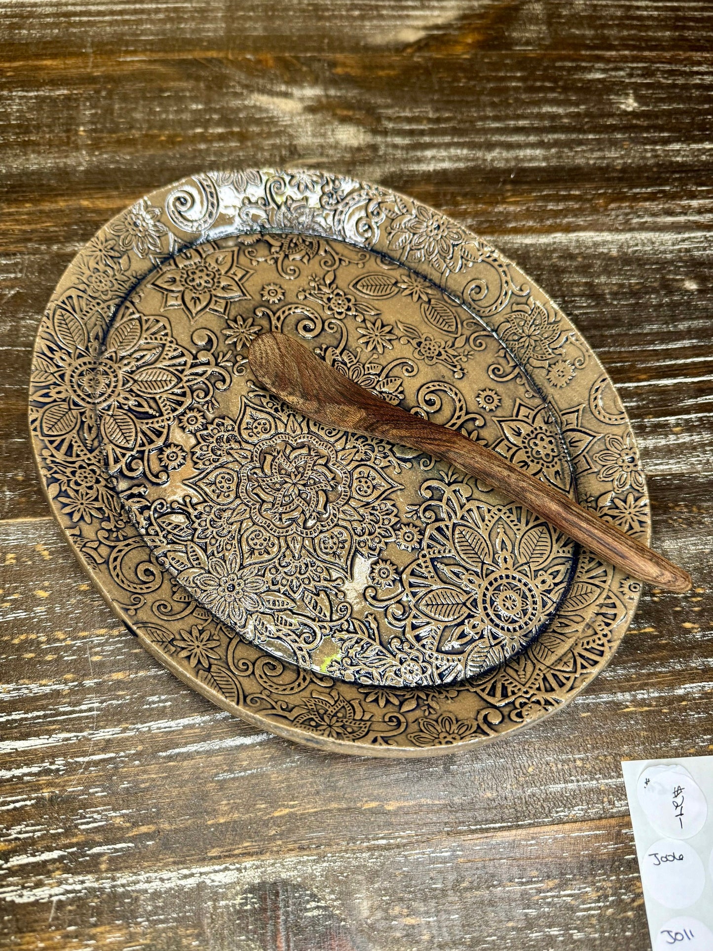 Platter w/ Floral Design