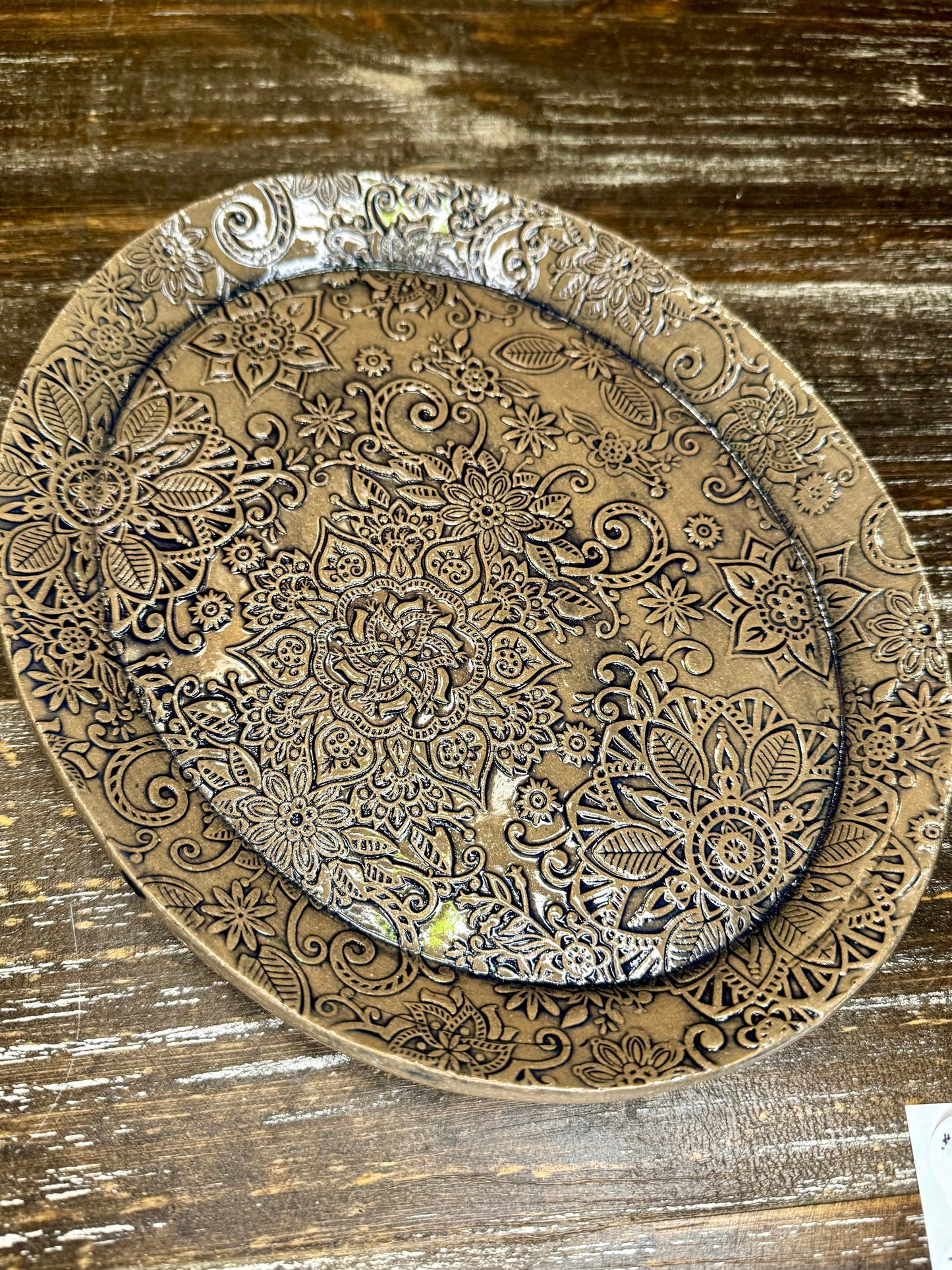 Platter w/ Floral Design