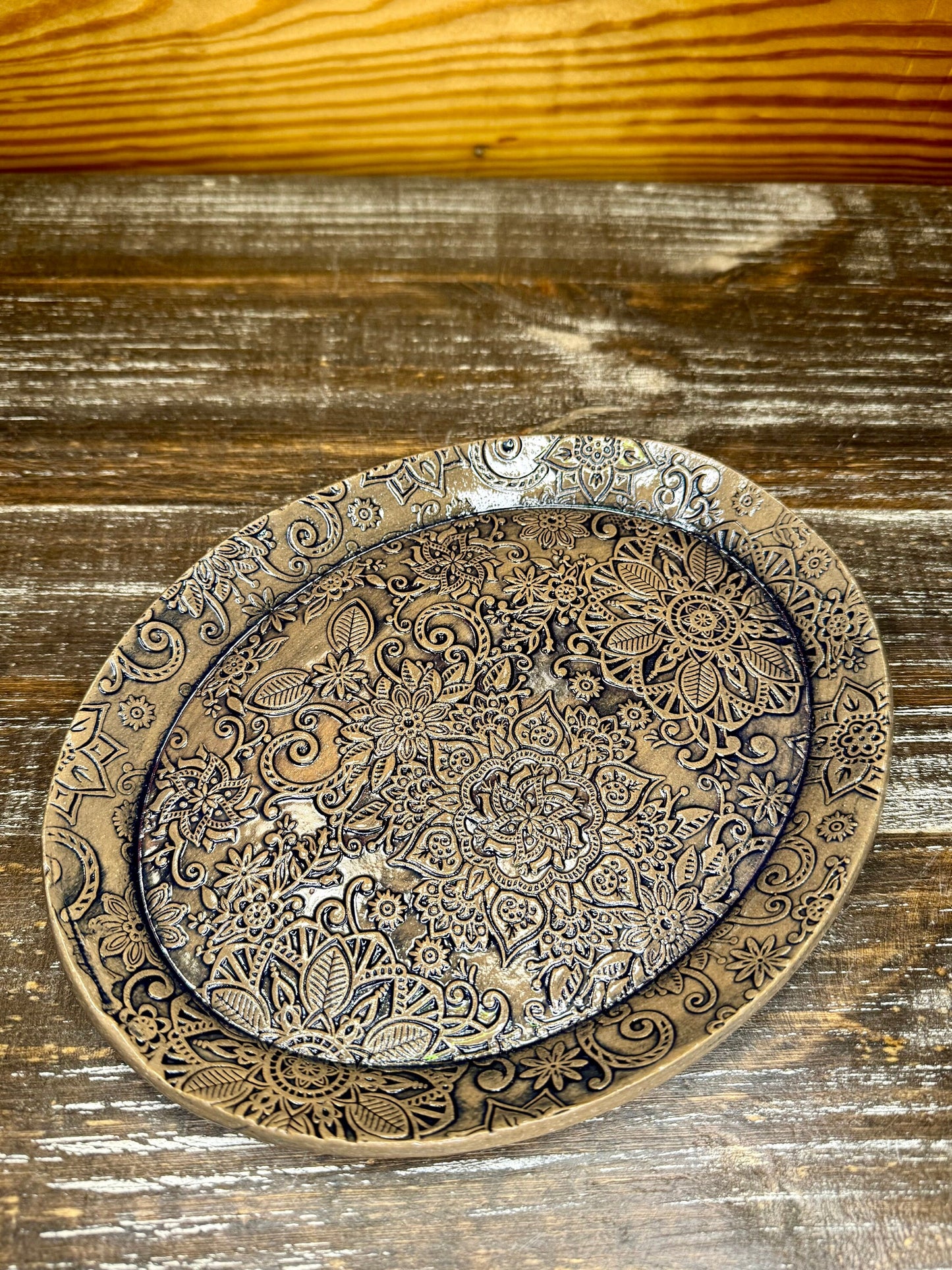 Platter w/ Floral Design