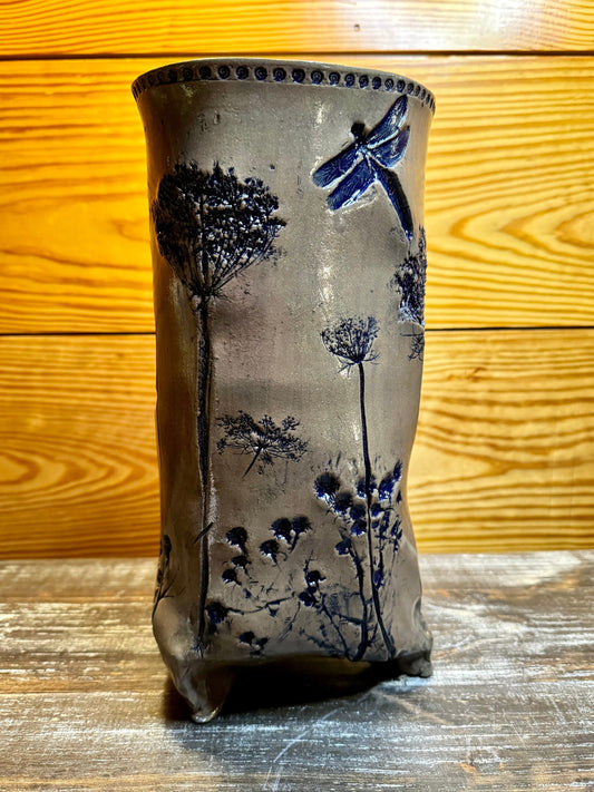 Ceramic Vase/Utensil Crock