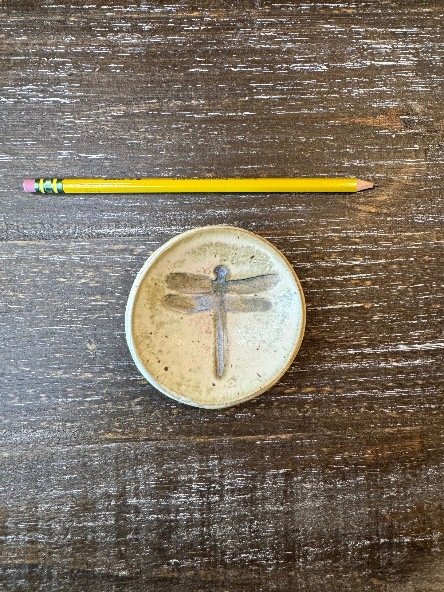 Trinket Dish with Dragonflies