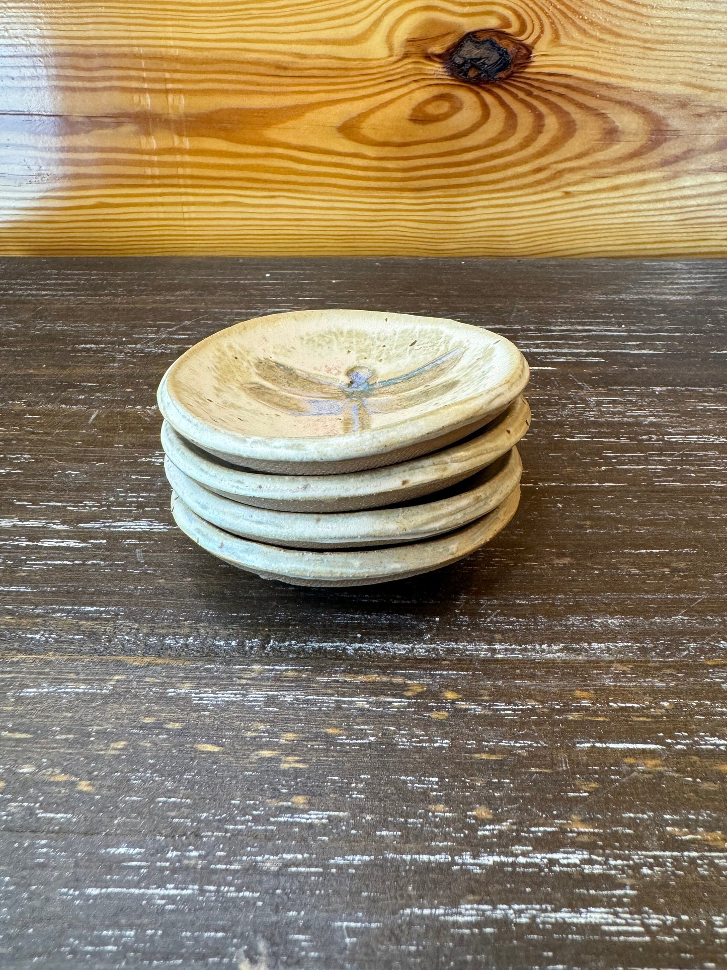 Trinket Dish with Dragonflies