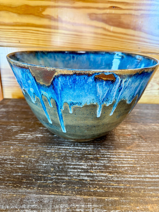 Extra-Large Hand Thrown Pottery Bowl