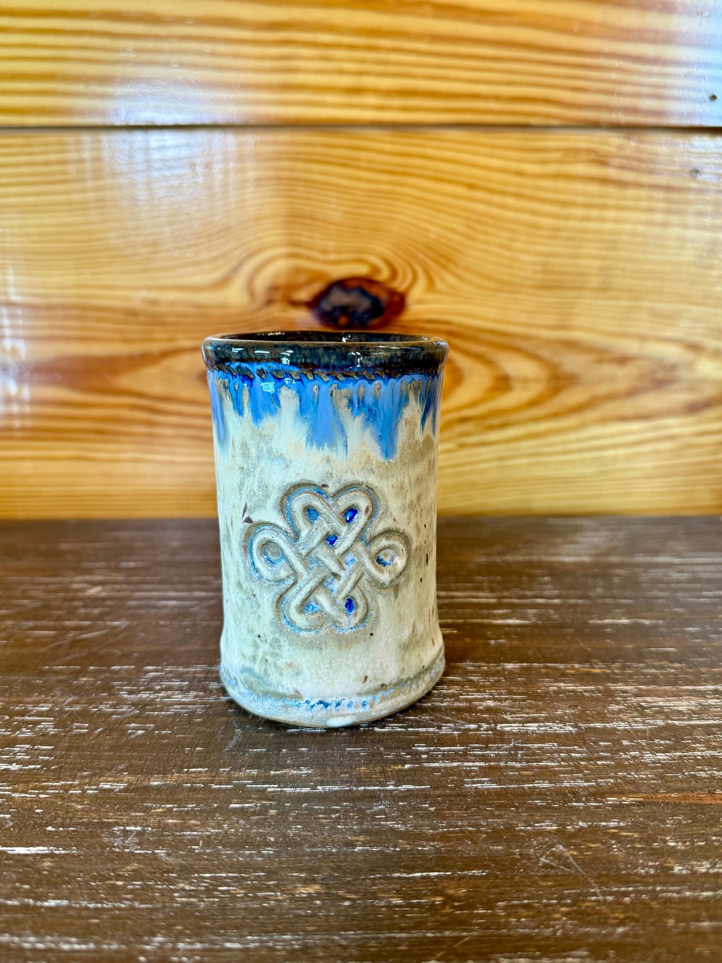 Set of 4 Cups w/ Celtic Symbols