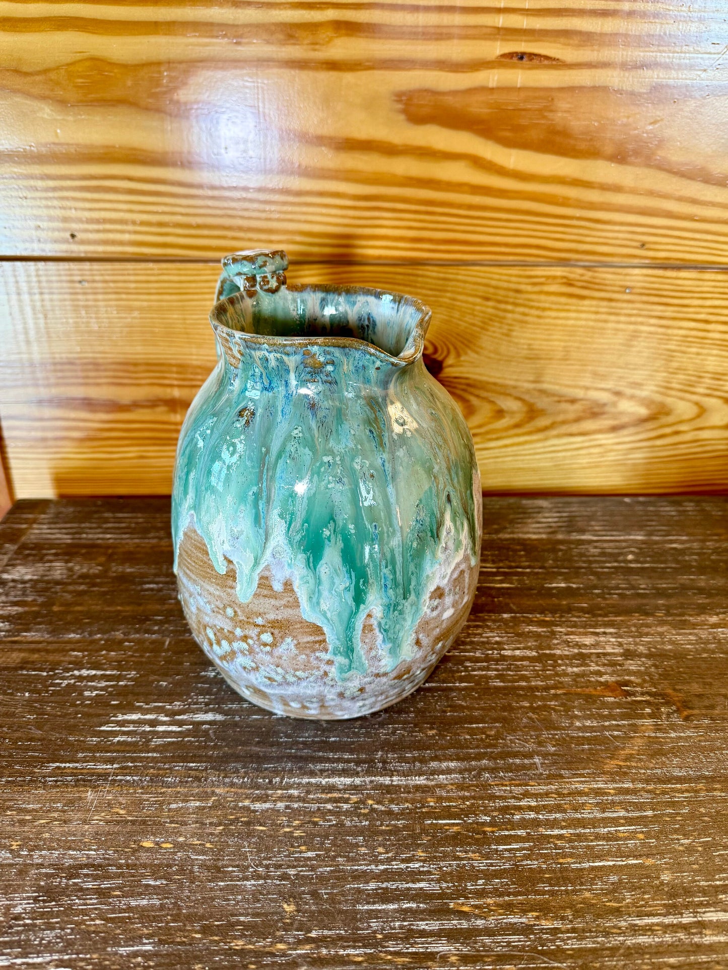 Handcrafted Pottery Pitcher