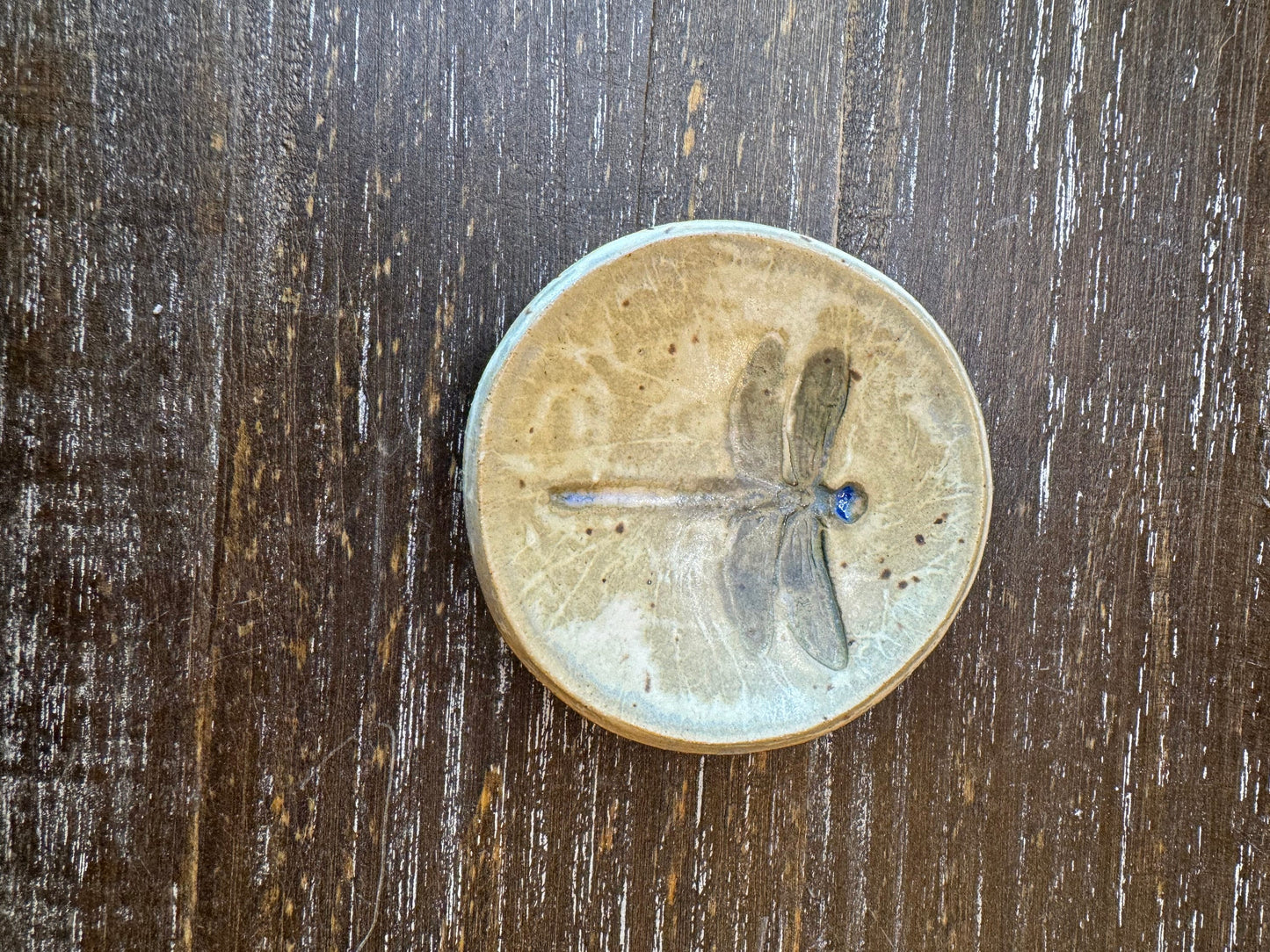 Trinket Dish with Dragonflies